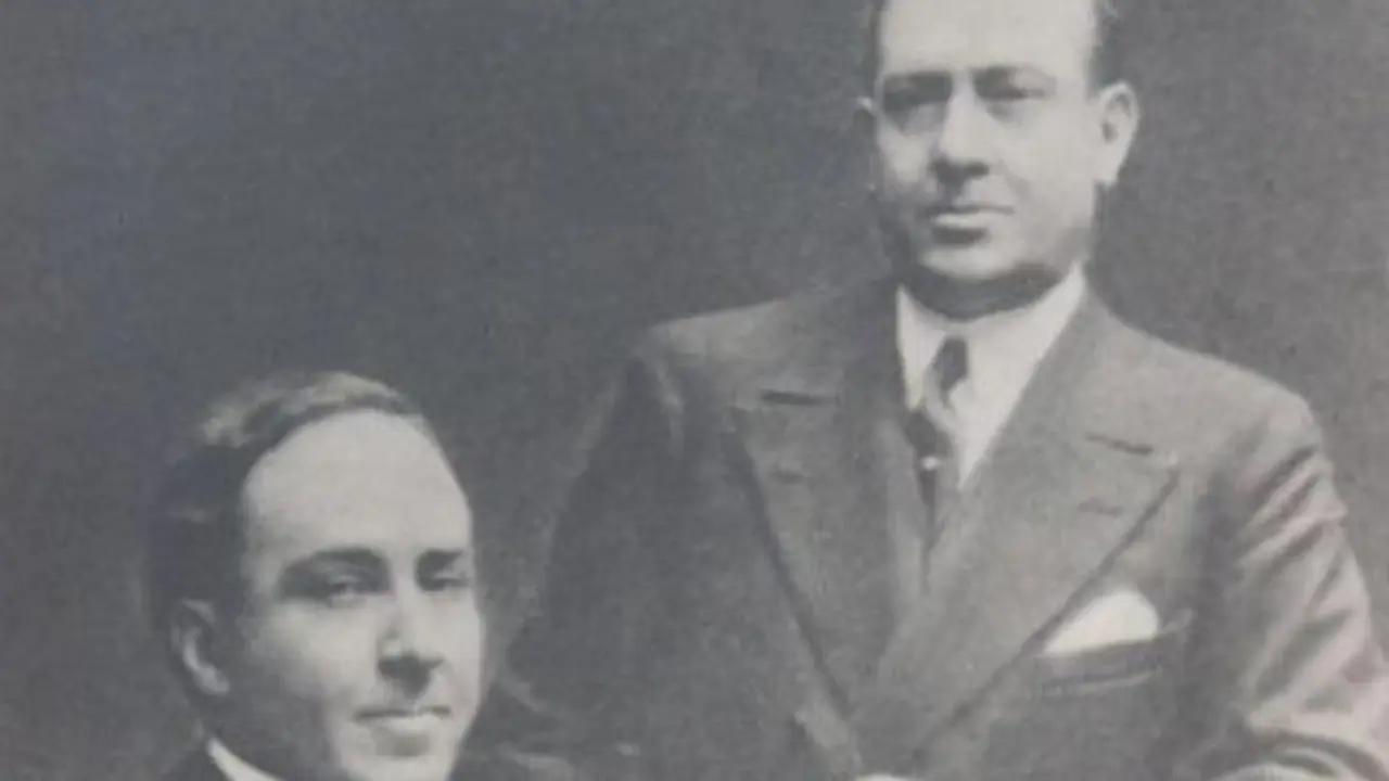 Manuel y Antonio Machado en una fotograf&iacute;a de &eacute;poca. - INSTITUTO CERVANTES 