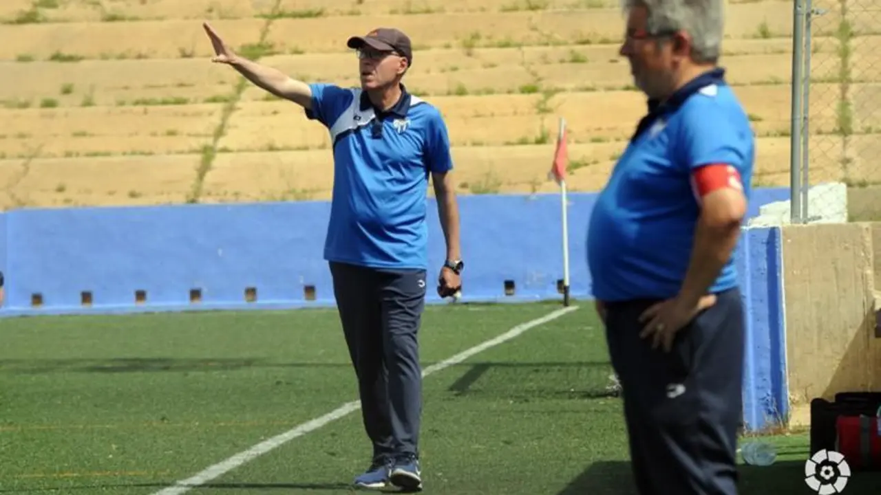 Antonio Toledo, entrenador del Sporting Huelva.  - LALIGA