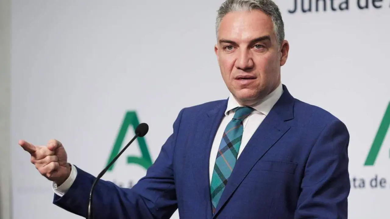 El consejero de Presidencia, El&iacute;as Bendodo. - Joaqu&iacute;n Corchero / Europa Press