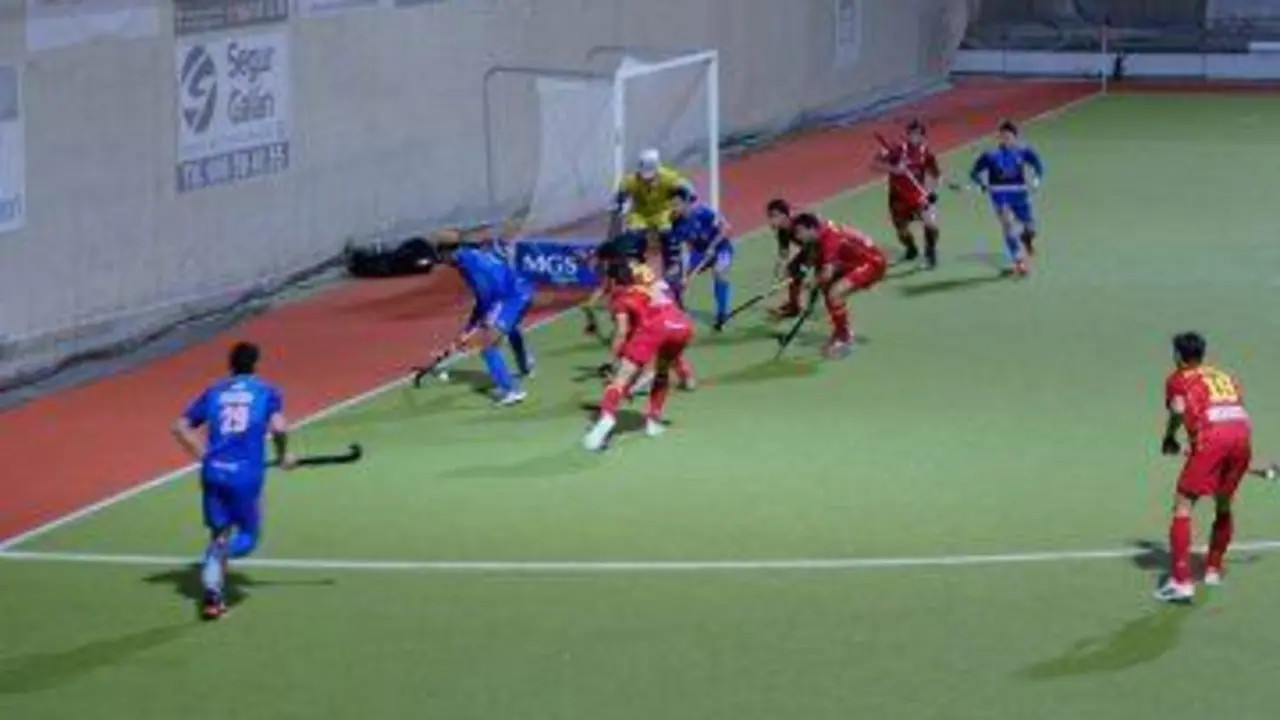 Imagen del encuentro. - Federaci&oacute;n Espa&ntilde;ola de Hockey