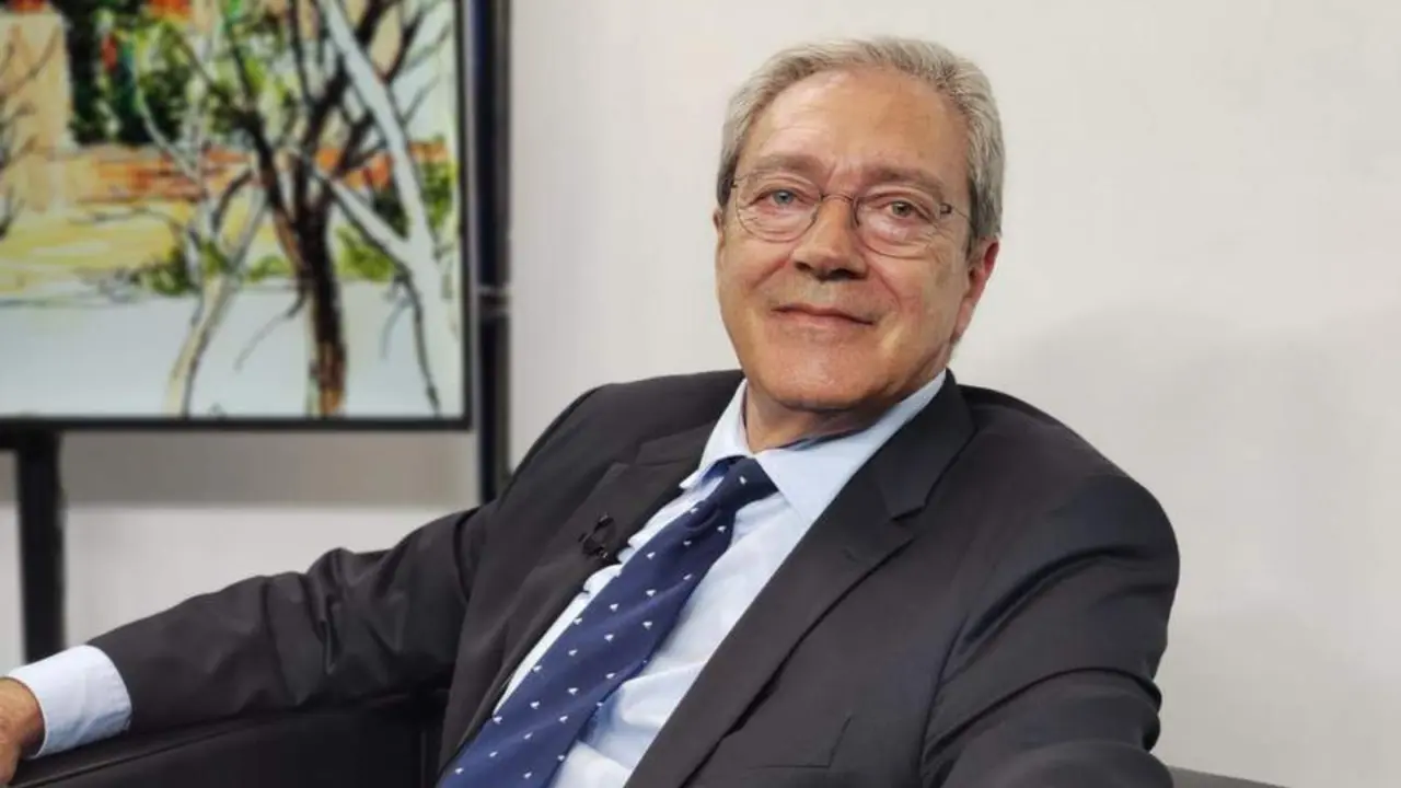 Rogelio Velasco, en el plat&oacute; de 7TV. - Pablo Ruiz