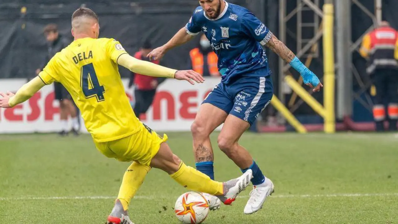 Una acci&oacute;n del partido Villarreal B - Atl&eacute;tico Sanluque&ntilde;o - ASCF