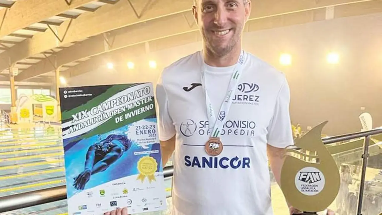 El sanluque&ntilde;o Jes&uacute;s Villegas, miembro del Jerez Nataci&oacute;n - JN