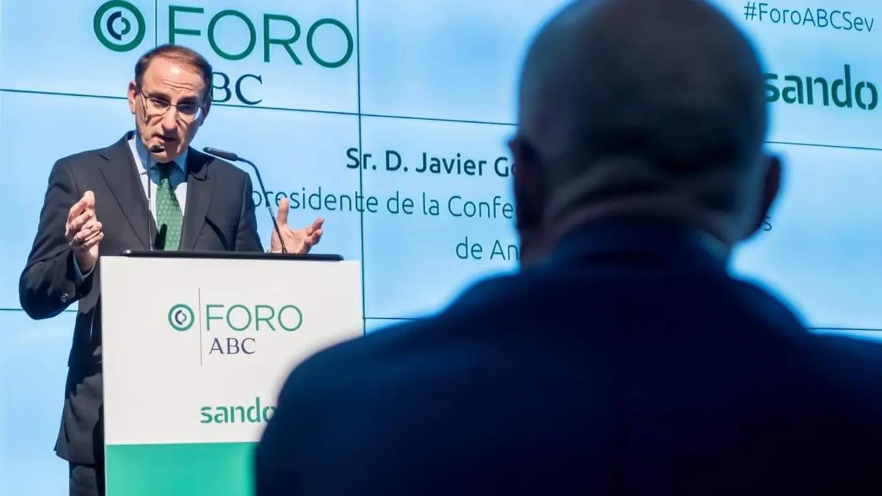 El presidente de la patronal andaluza, Javier Gonz&aacute;lez de Lara. - Efe