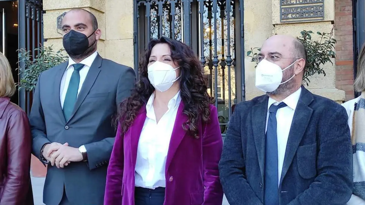 La consejera de Igualdad, Pol&iacute;ticas Sociales y Conciliaci&oacute;n de la Junta de Andaluc&iacute;a, Roc&iacute;o Ruiz, en un acto en C&oacute;rdoba.  - EUROPA PRESS