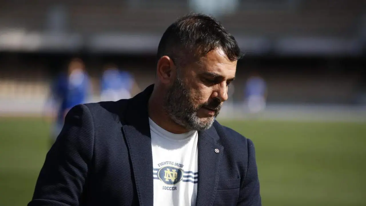 Emilio Fajardo, este domingo en el Estadio Municipal de Chap&iacute;n. - Cristo Garc&iacute;a