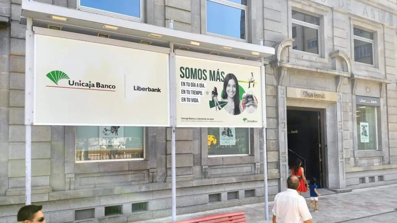 Sede de Unciaja en Oviedo. - Eurpa Press