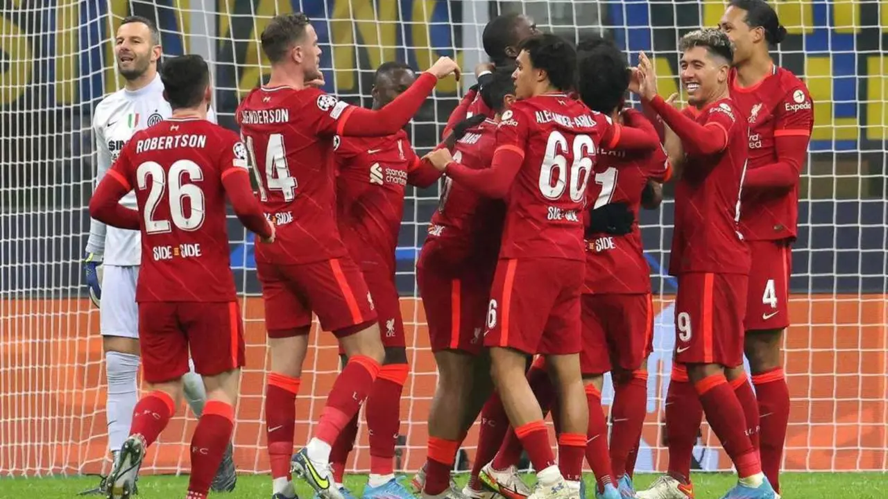Gol del Liverpool. - EFE