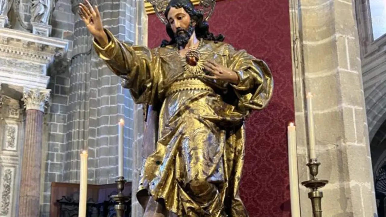 El Sagrado Coraz&oacute;n de Jes&uacute;s, en la Catedral.  - Asidonia-Jerez