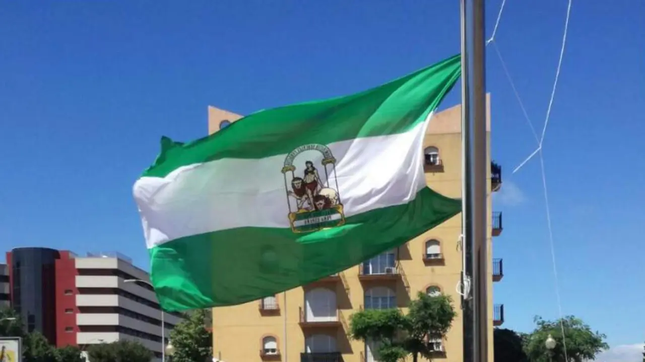 Bandera de Andaluc&iacute;a. - Archivo
