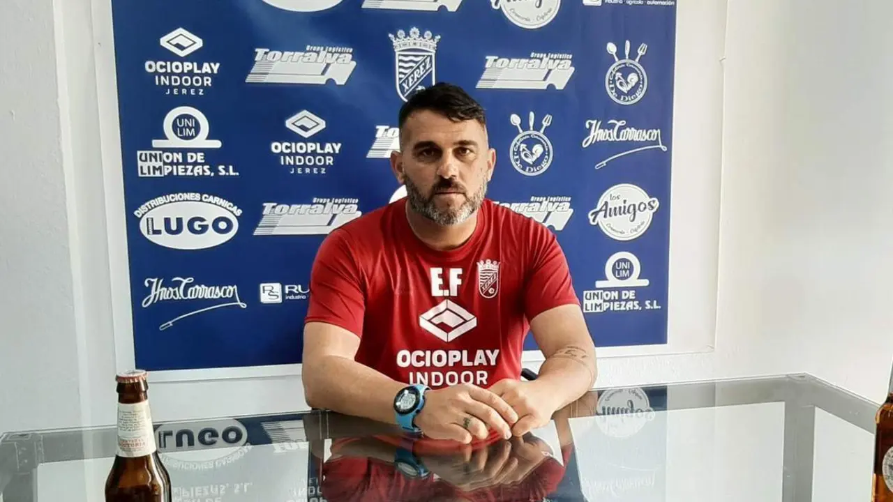 Emilio Fajardo, este viernes en rueda de prensa. - Viva Jerez