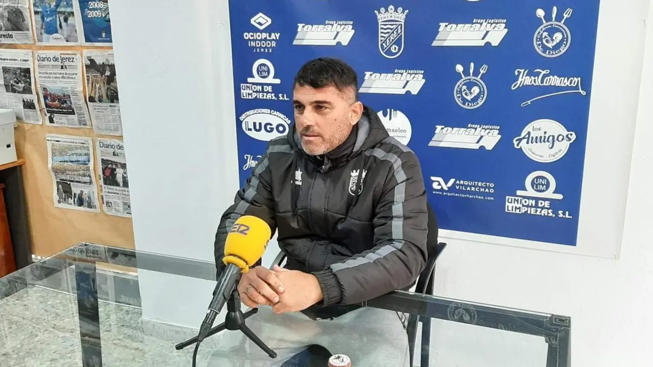 Emilio Fajardo, este viernes en rueda de prensa. - Viva Jerez