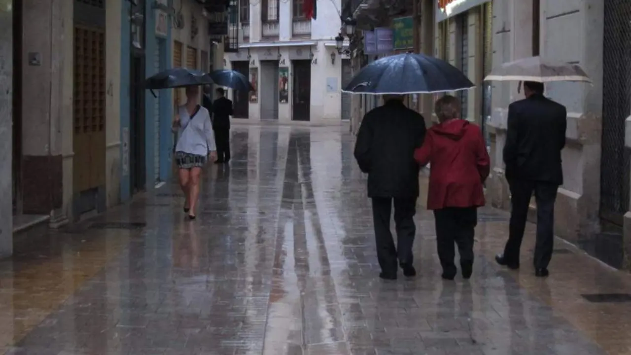 Lluvias en M&aacute;laga (archivo). - Europa Press