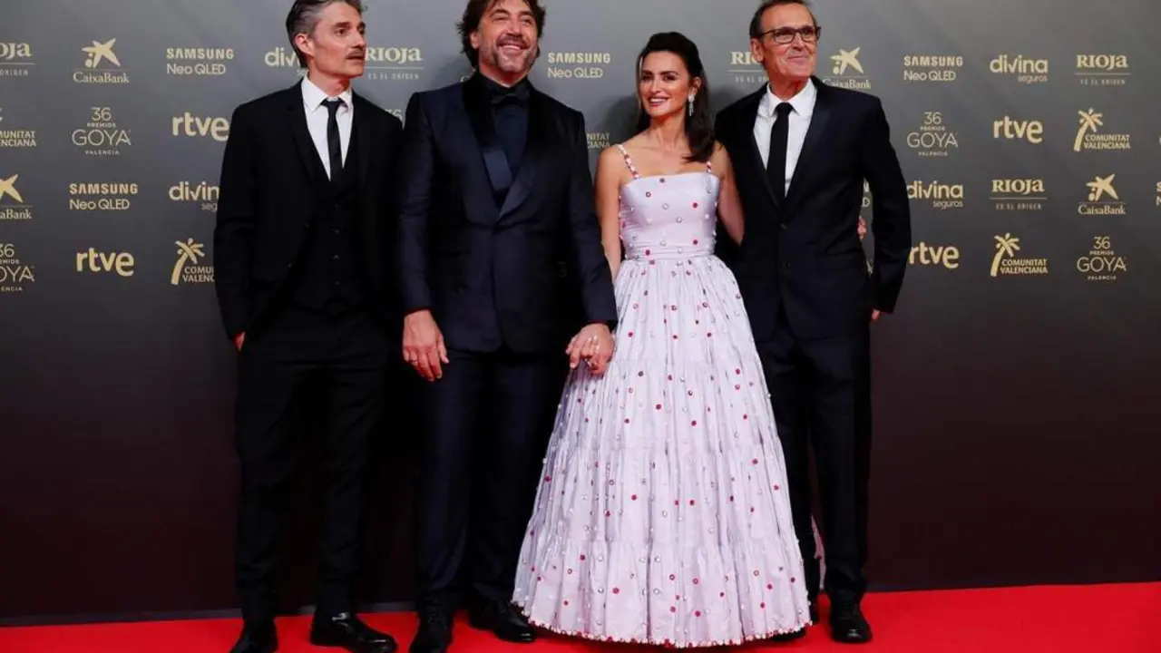 Alfombra roja de los Goya. - EFE