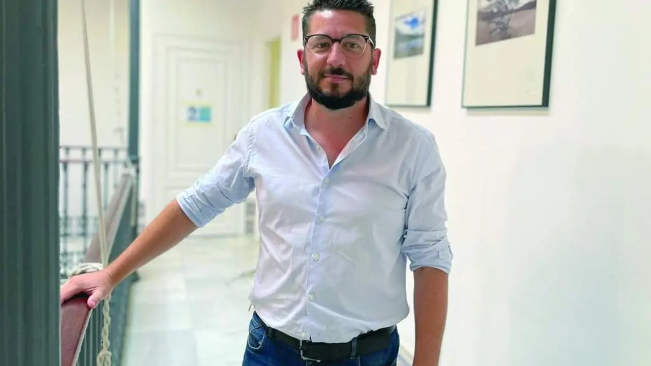 Jorge David Rodr&iacute;guez en la sede del Consorcio de Aguas en la calle Ancha de Jerez.  -  jim&eacute;nez