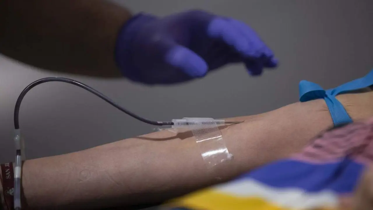 Imagen de recurso de una donaci&oacute;n de sangre. - MAR&Iacute;A JOS&Eacute; L&Oacute;PEZ / EUROPA PRESS