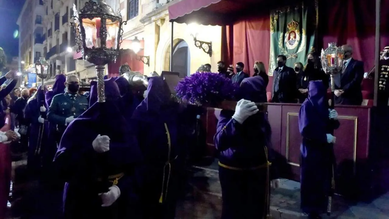 Procesi&oacute;n del Silencio en Algeciras. - AI