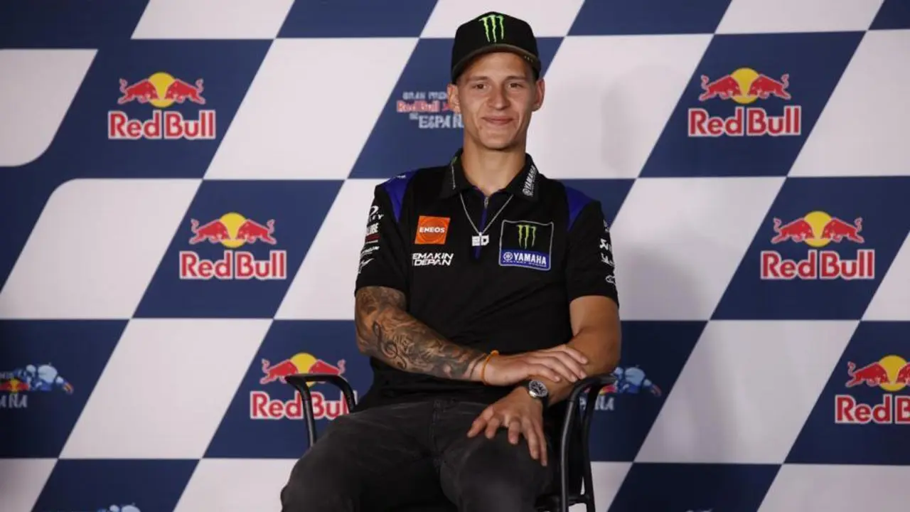 Fabio Quartararo, vigente campe&oacute;n del mundo, hablaba este jueves en la rueda de prensa previa al Gran Premio de Espa&ntilde;a. - Cristo Garc&iacute;a