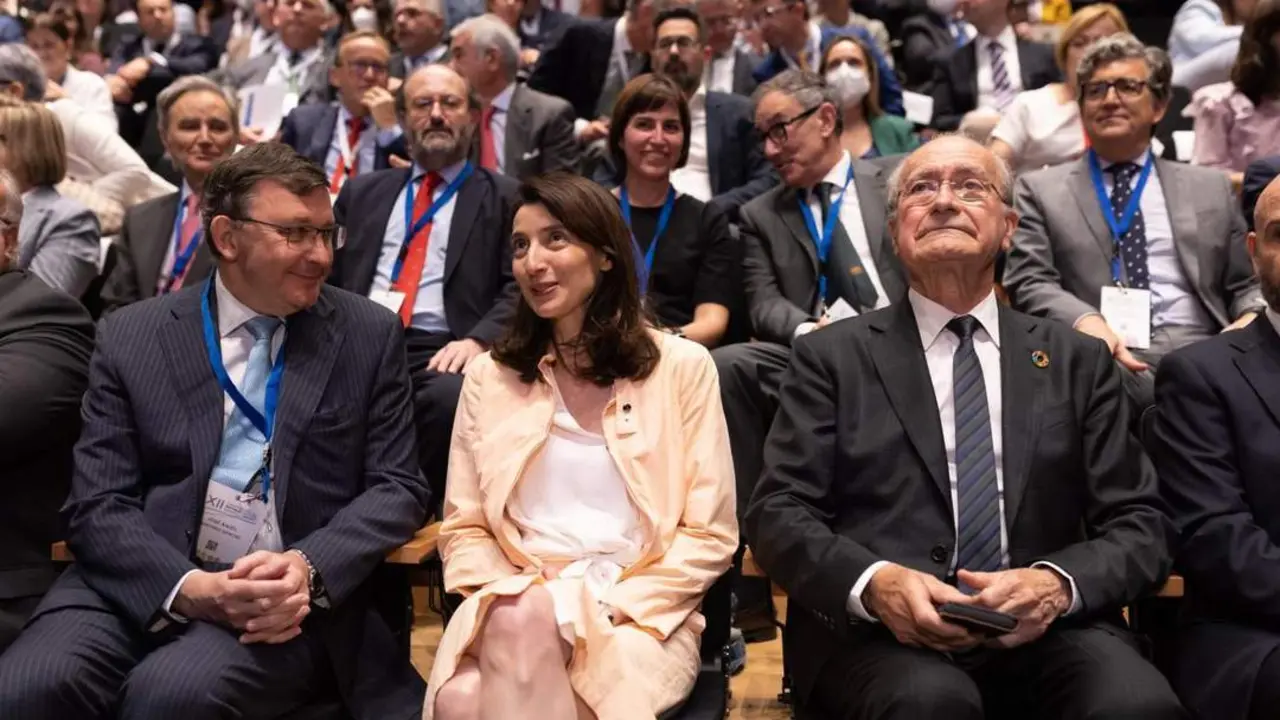 Durante el congreso notarial. - FE/ Carlos D&iacute;az