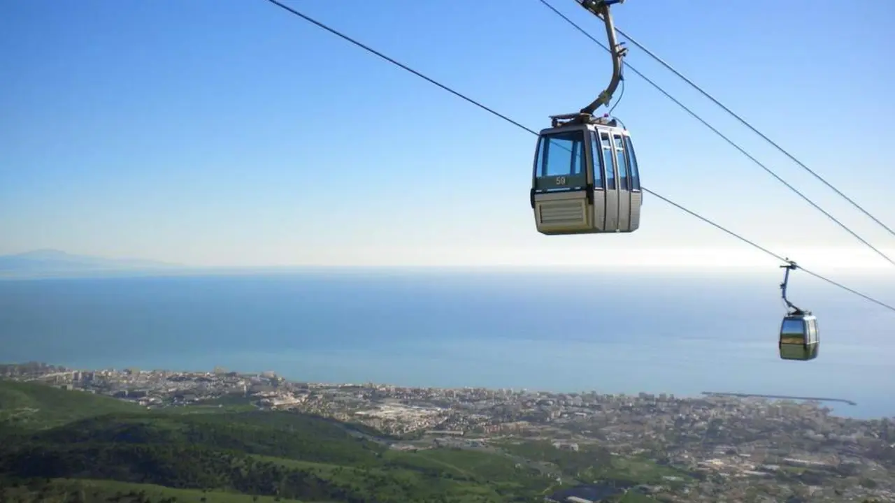 Telef&eacute;rico Benalm&aacute;dena. - Turismo Costa del Sol