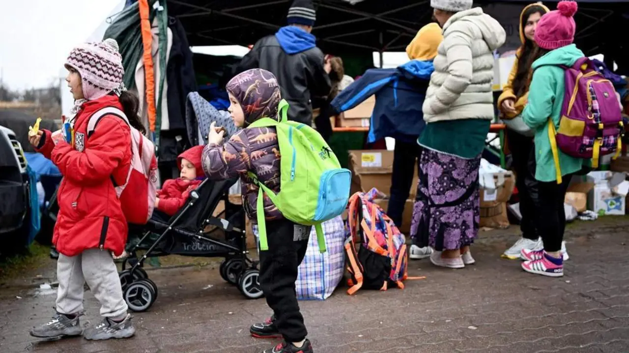 Refugiados en Polonia. - EFE