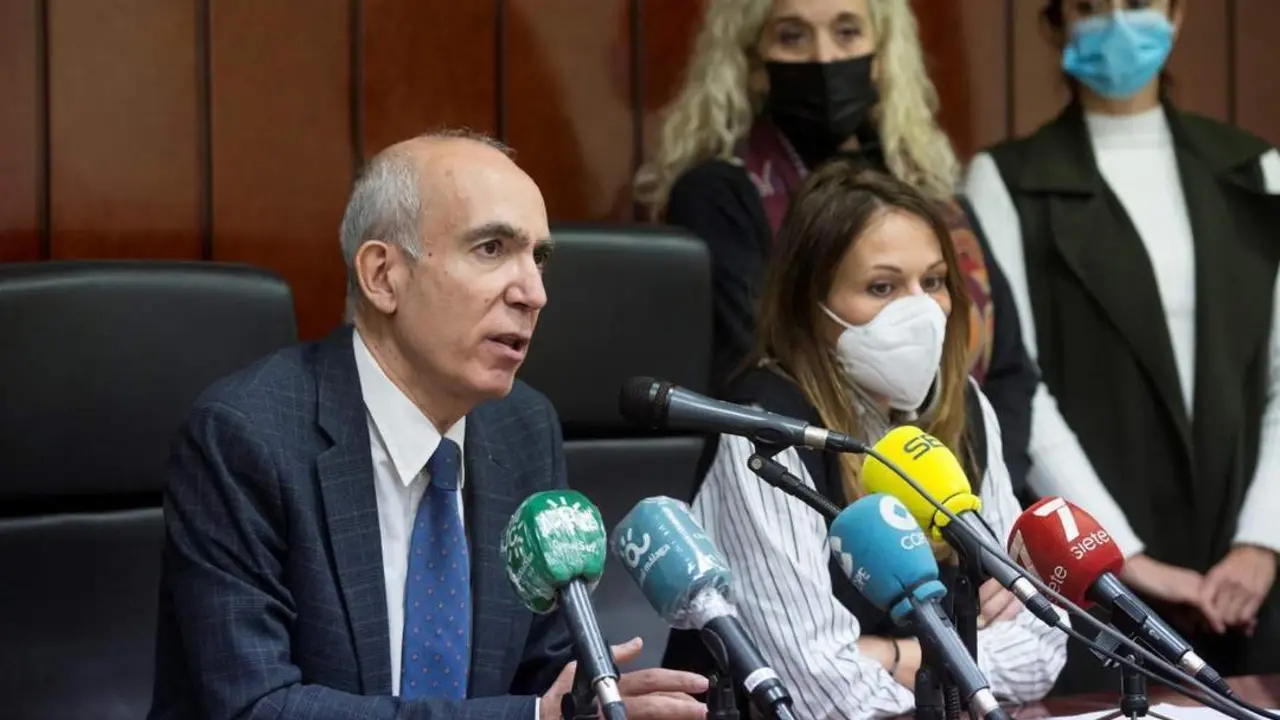 Moreno Brenes en rueda de prensa. - Daniel P&eacute;rez/EFE
