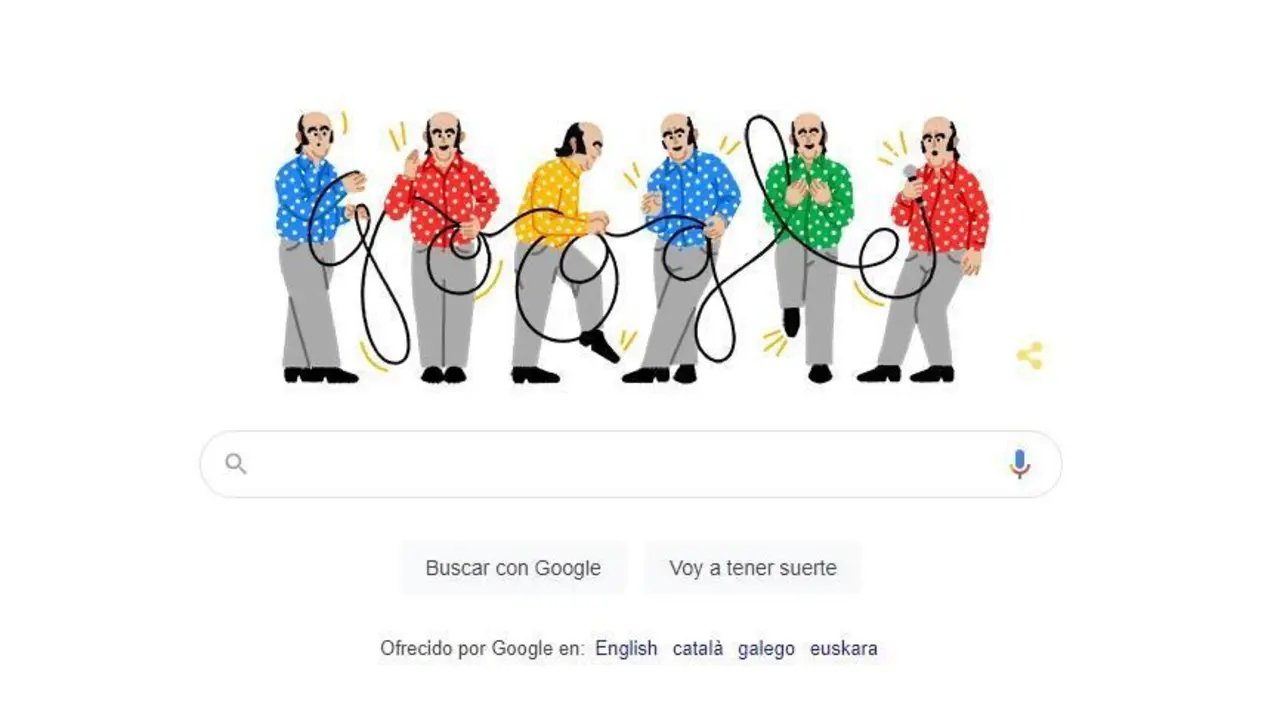 El homenaje de Google a Chiquito. - 