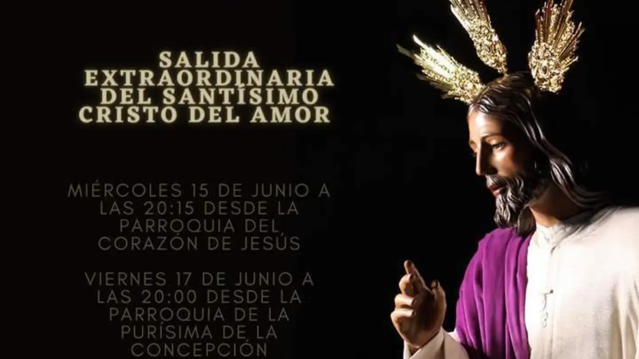 Cartel de la salida del Santo Cristo del Amor. - VH
