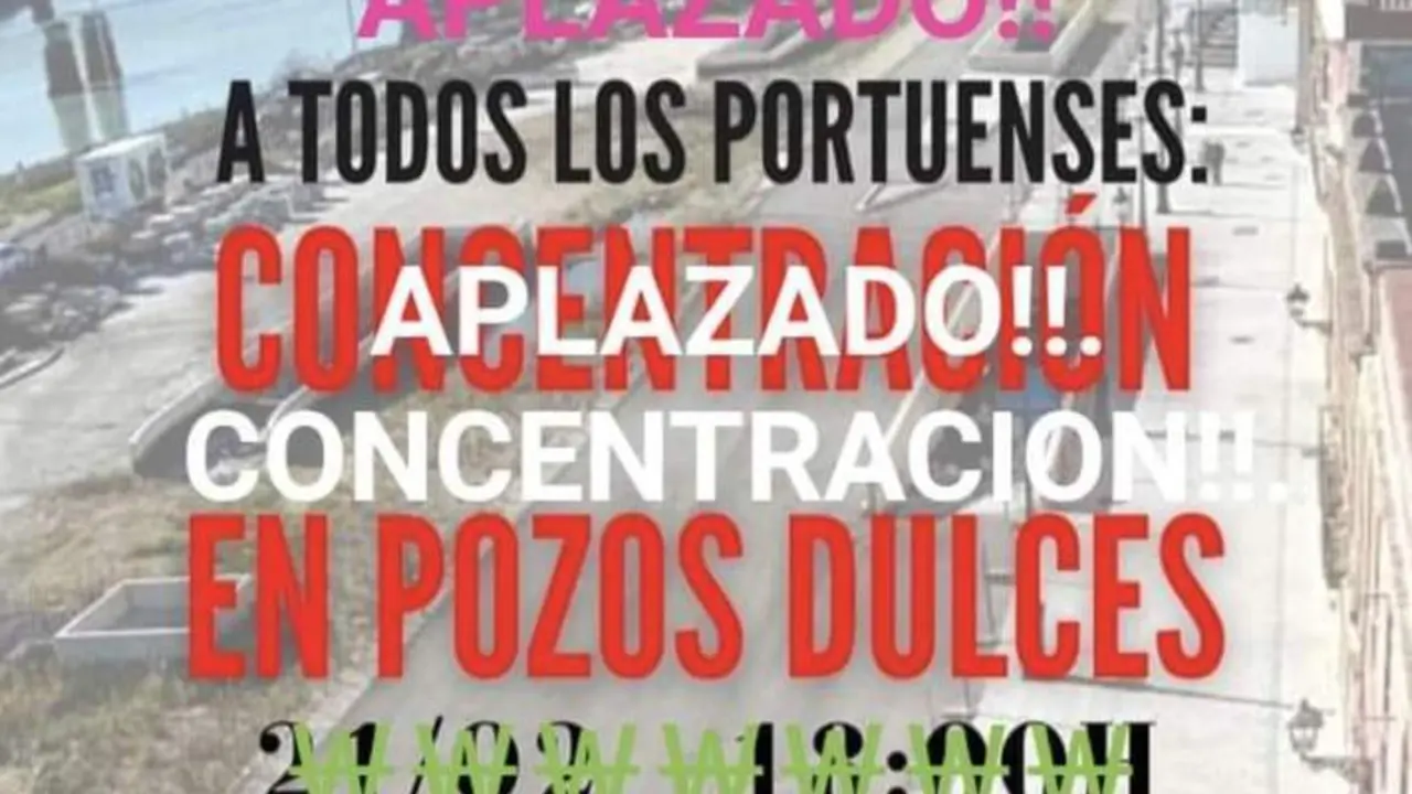 Revive El Puerto aplaza la concentraci&oacute;n en Pozos Dulces.  - Viva. 