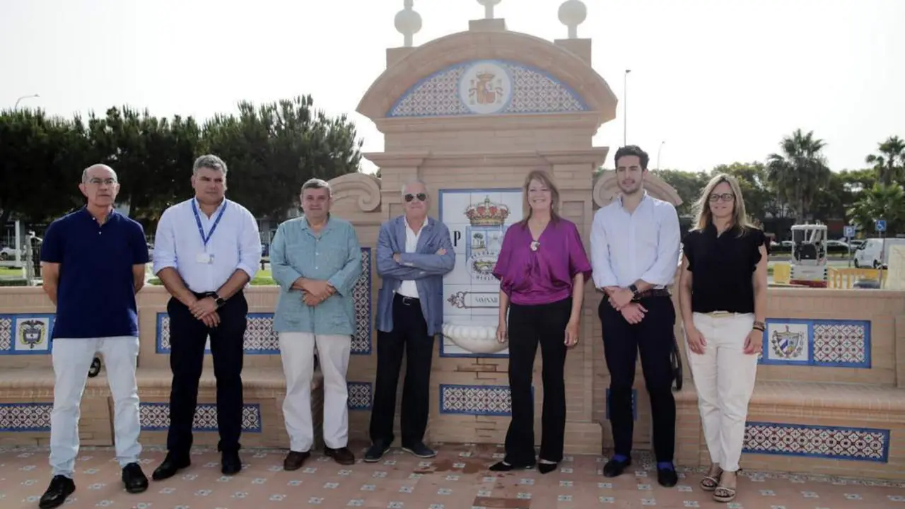 Visita a las obras de la Fuente de las Naciones. - VH