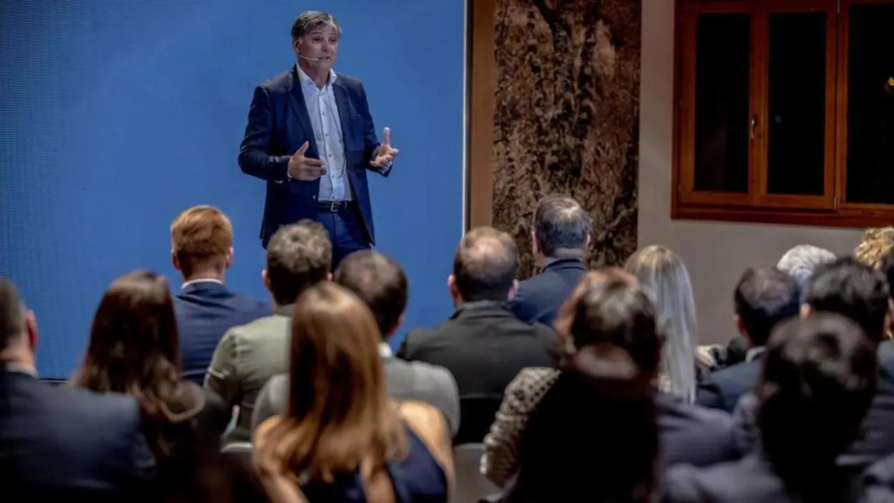 Toni Nadal en una conferencia. - VH