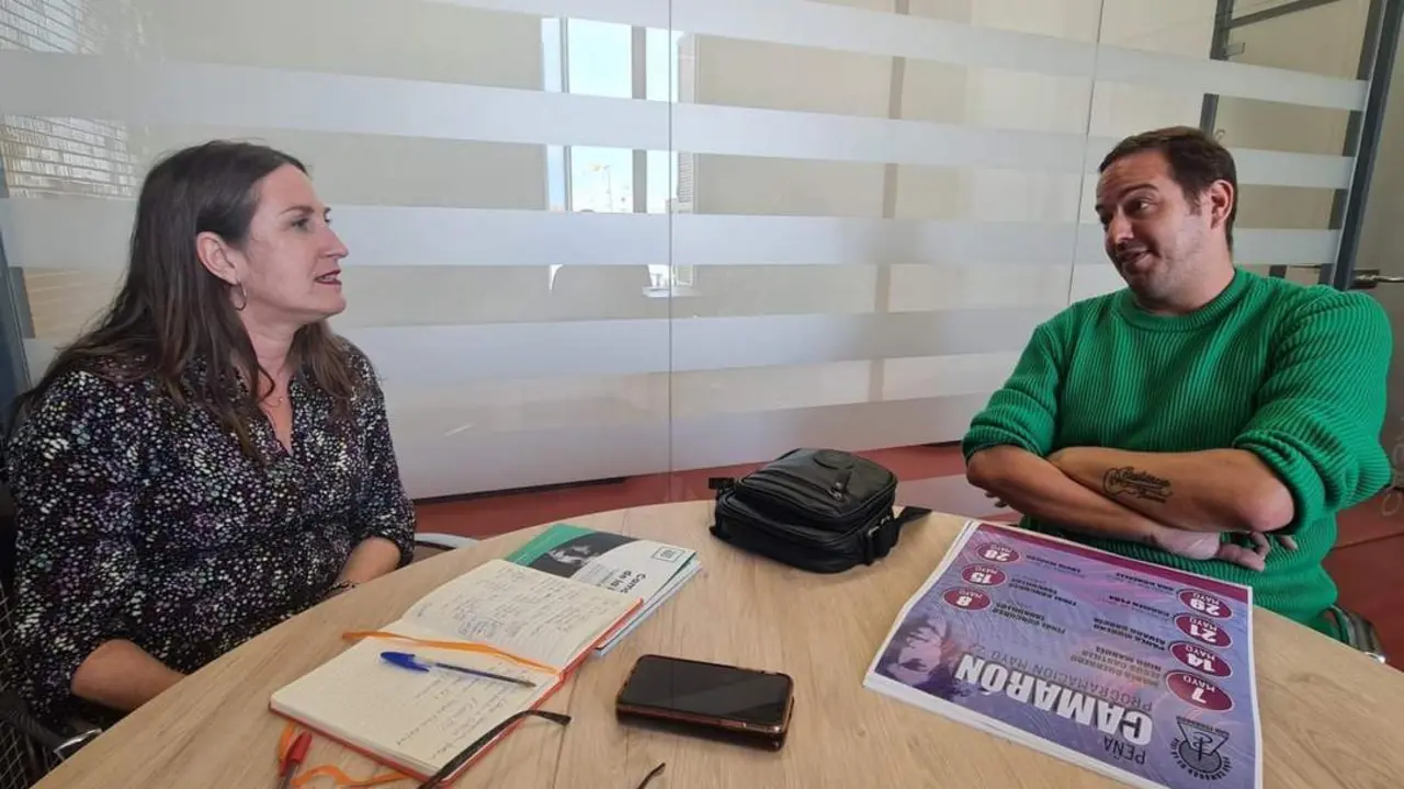 Carrilo con la delegada de Turismo. - 