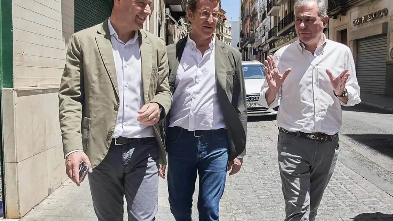 La mayor&iacute;a de l&iacute;deres nacionales desembarca este fin de semana en Andaluc&iacute;a para arropar a sus candidatos. - PP