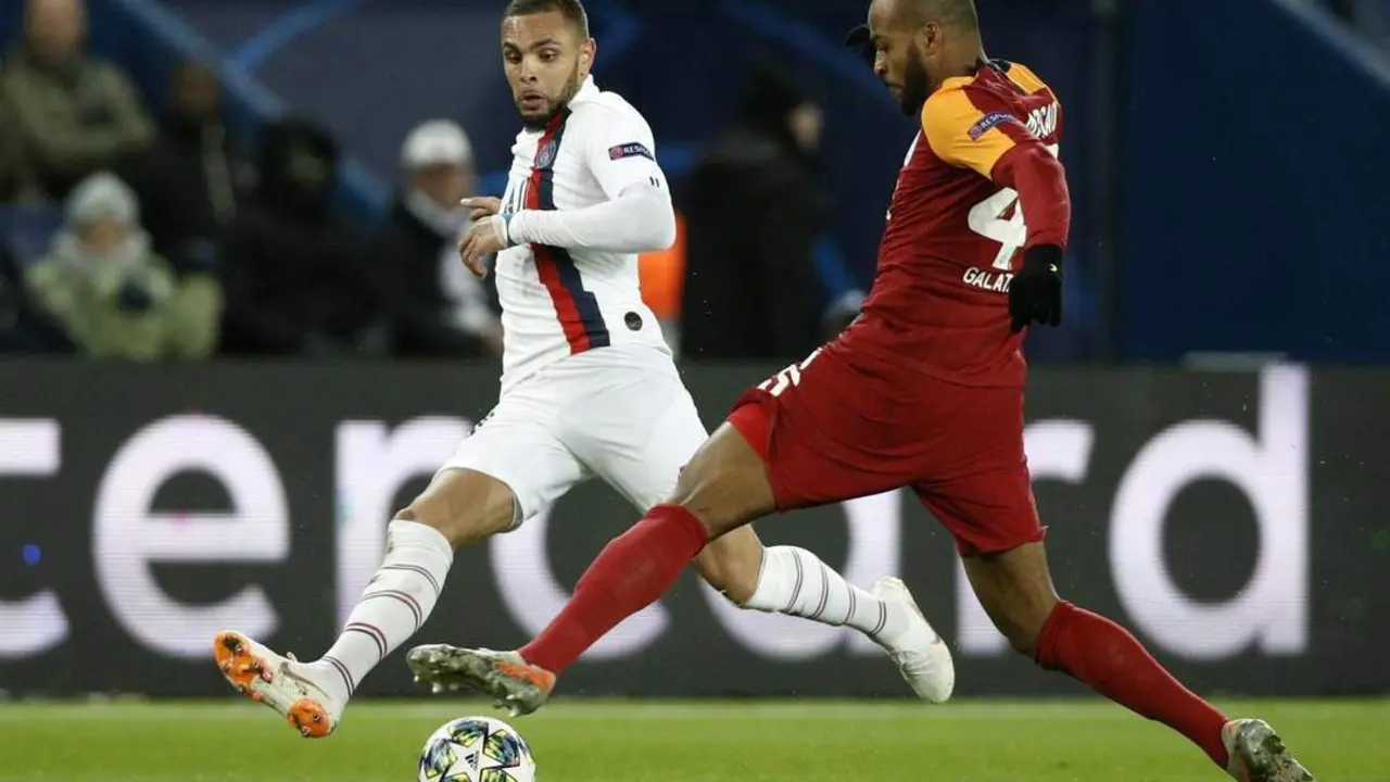 Marcao en un partido contra el PSG. - efe