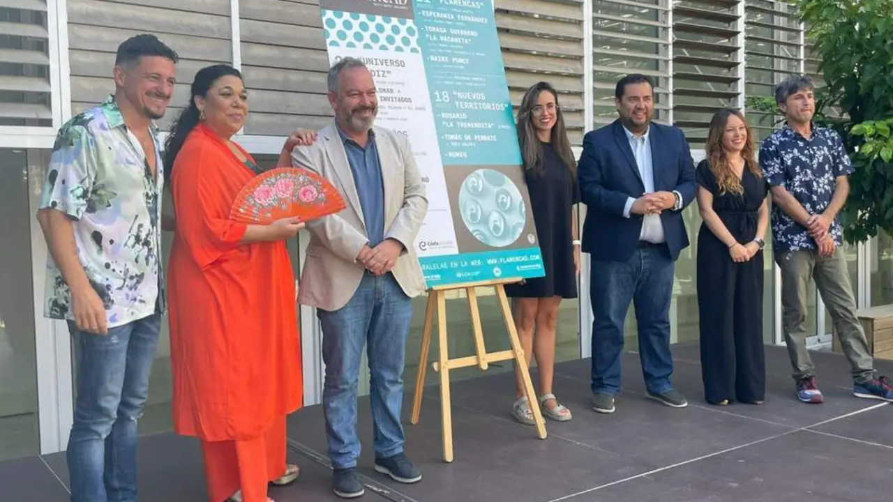 David Palomar y La Macanita respaldaron la presentaci&oacute;n de Flamencad - Flamencad 2022