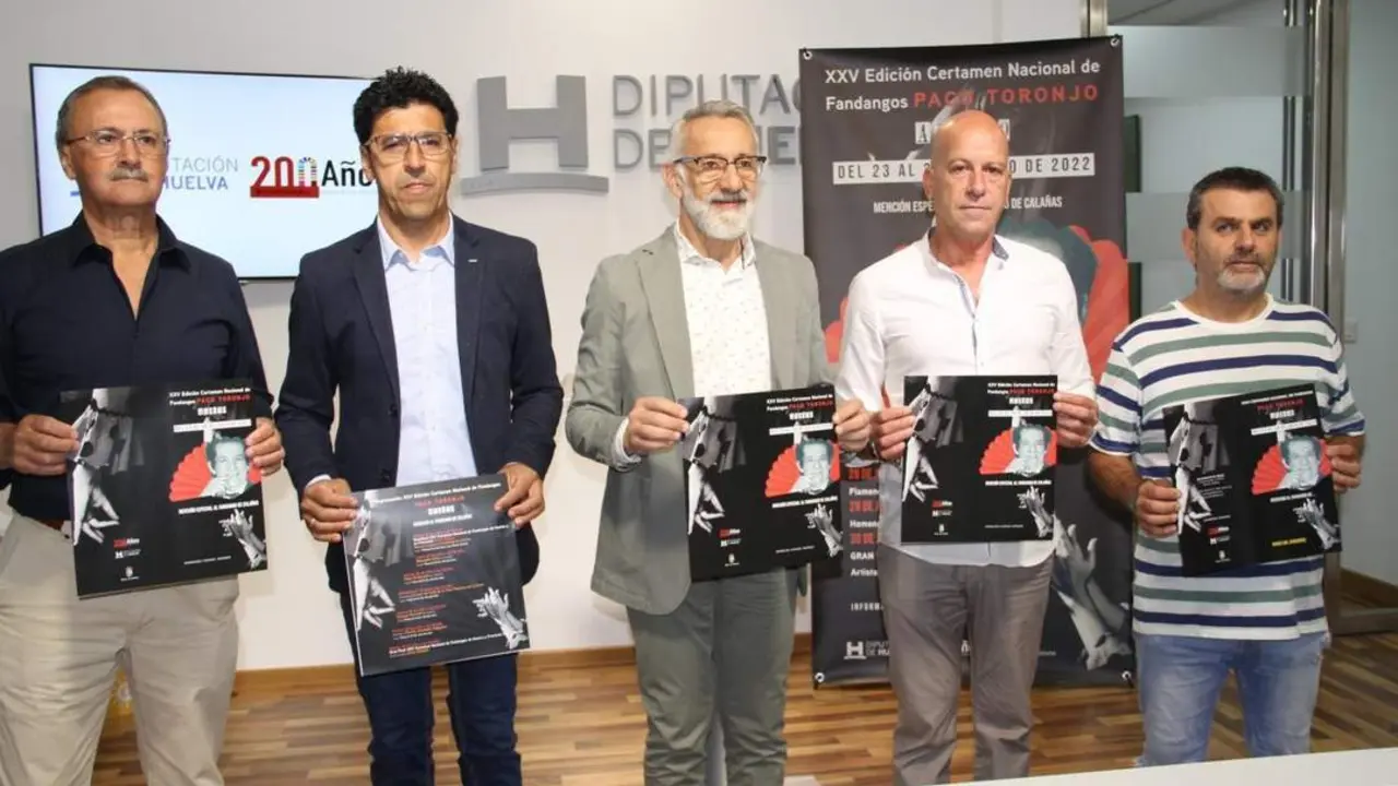 Presentaci&oacute;n en Diputaci&oacute;n del XXV Certamen Nacional de Fandangos Paco Toronjo de Alosno. - VH