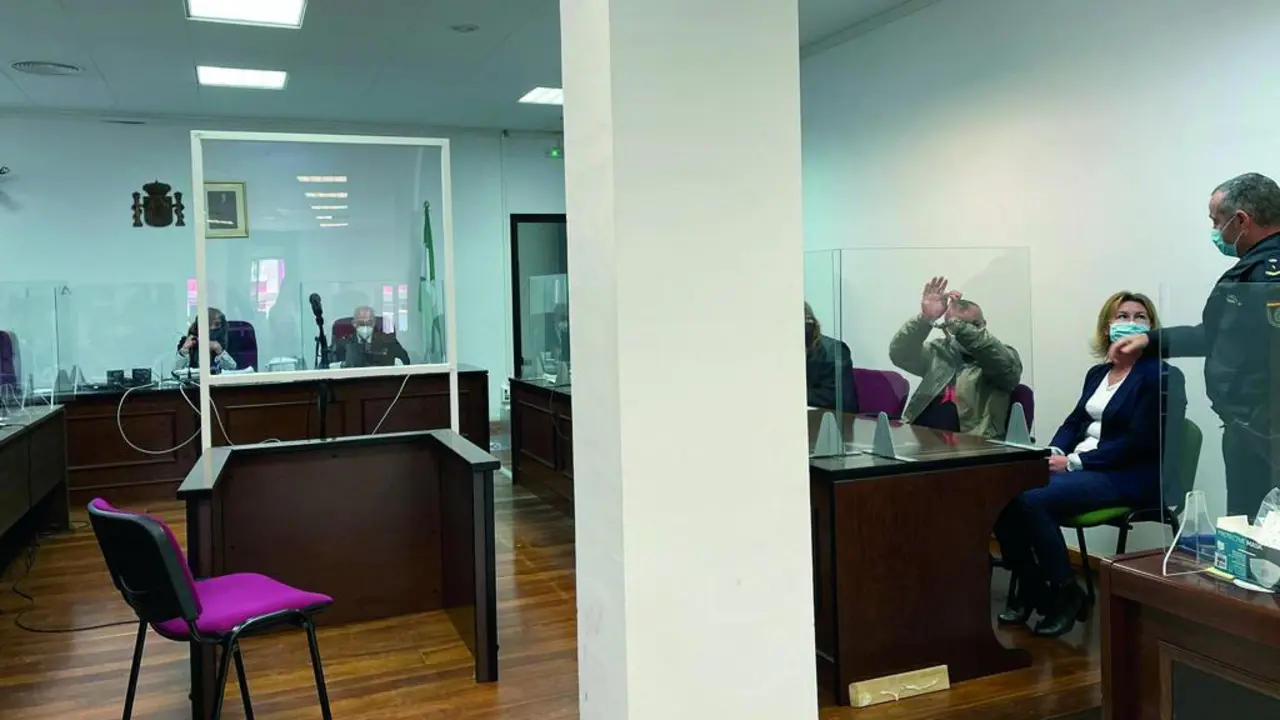 Una imagen del juicio celebrado el pasado mes de febrero.  - B. V.