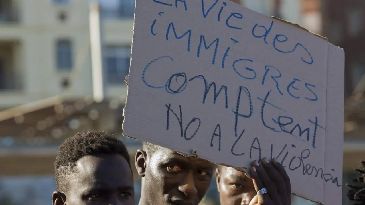 Por los derechos de las personas migrantes. - EFE/&Aacute;lvaro Cabrera
