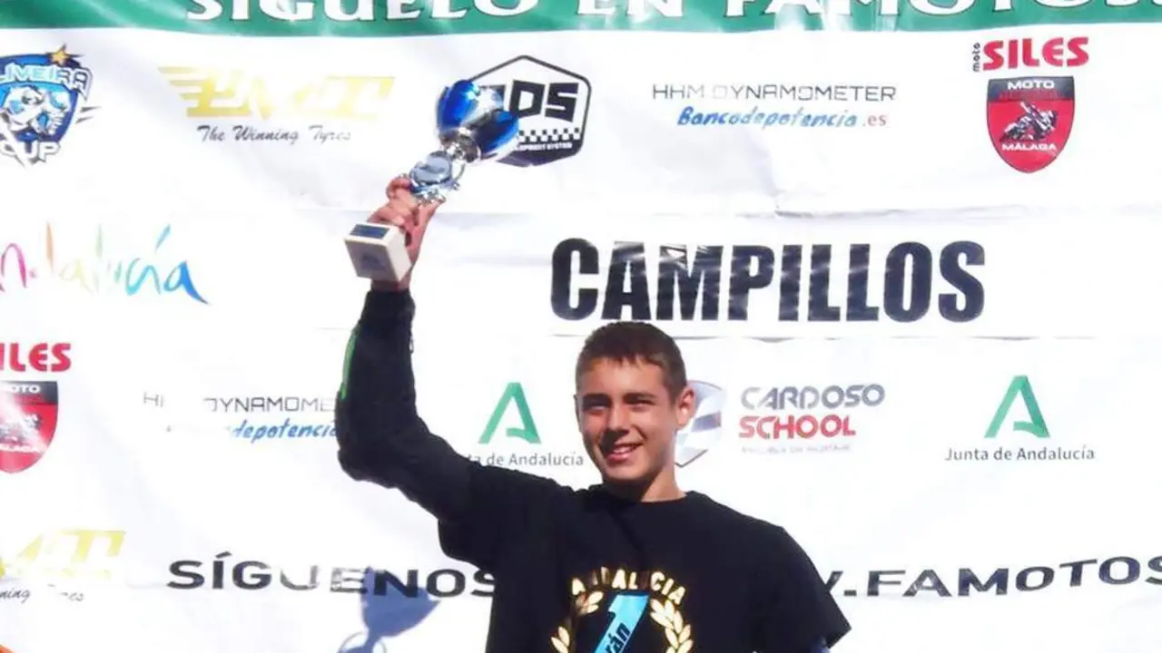 El joven piloto sanluque&ntilde;o Iv&aacute;n Fern&aacute;ndez -  A. I.