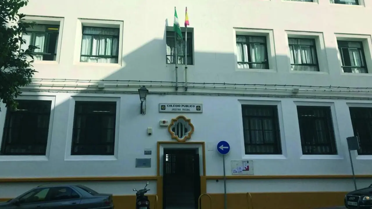 Educaci&oacute;n anunci&oacute; la retirada del amianto del colegio Josefina Pascual en abril de 2021.  - VIVA