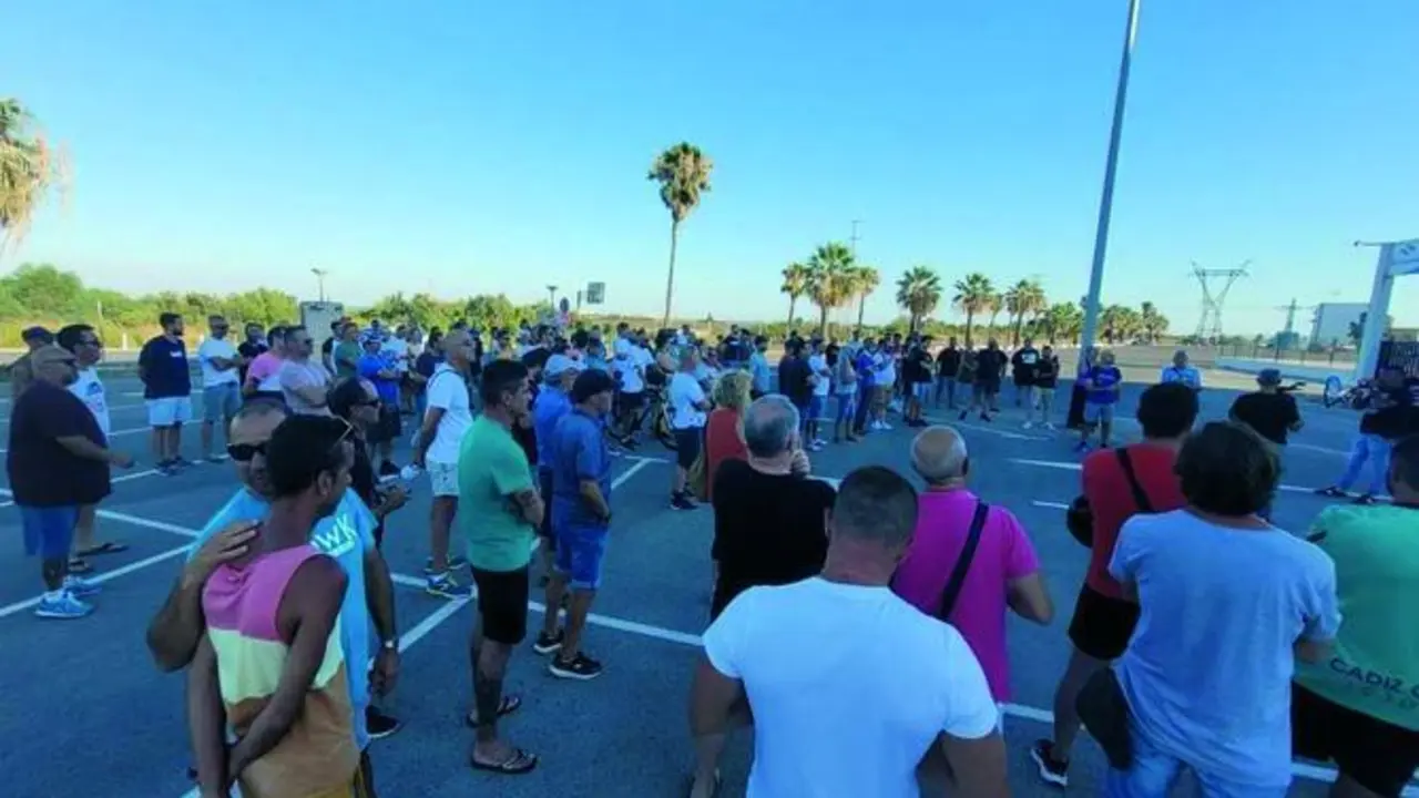 Asamblea de la CTM?celebrada ayer en el astillero de Puerto Real.  - VIVA
