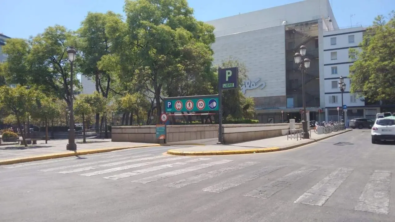 El aparcamiento de la plaza de la Concordia. - EP