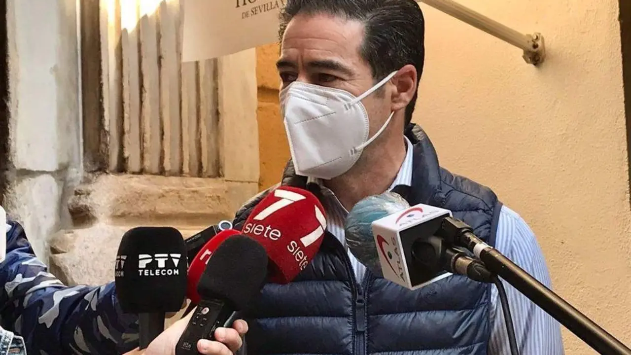 El presidente de la Asociaci&oacute;n de Hosteleros de Sevilla y Provincia, Antonio Luque.  - AHS