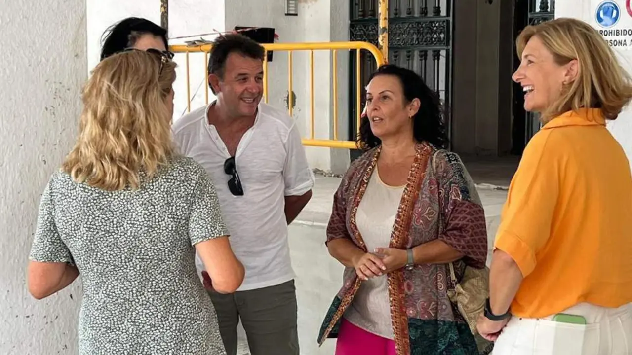 Visita a las obras. - 