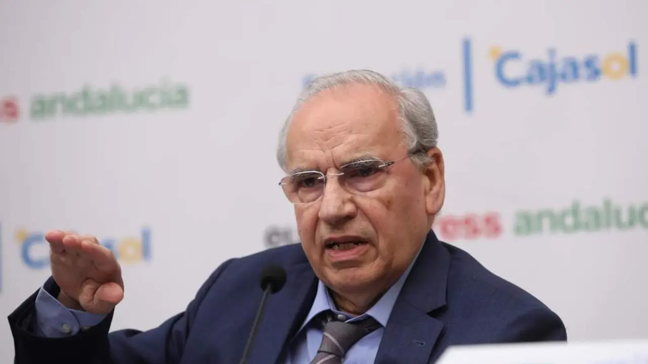 El exvicepresidente del Gobierno, Alfonso Guerra. - EP