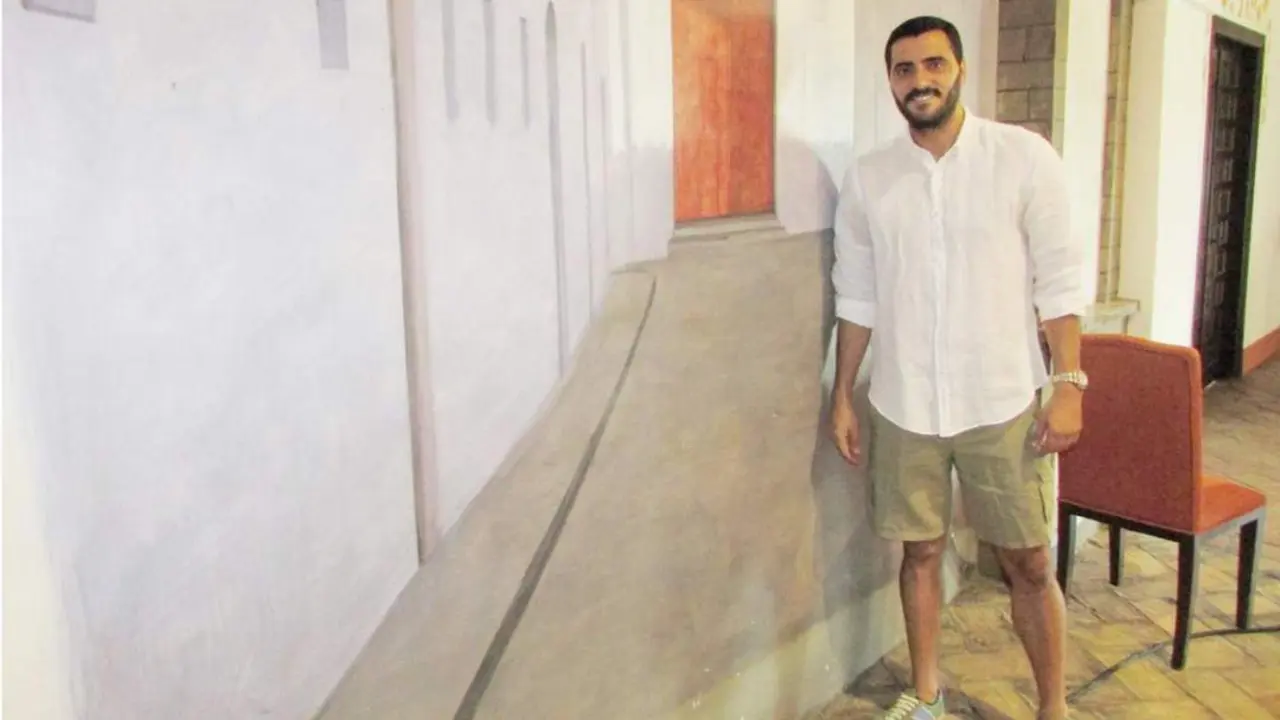 Dani G&uuml;iza en el Sal&oacute;n Don Benigno de Bodegas Barbadillo - Ra&uacute;l J. Bustillos