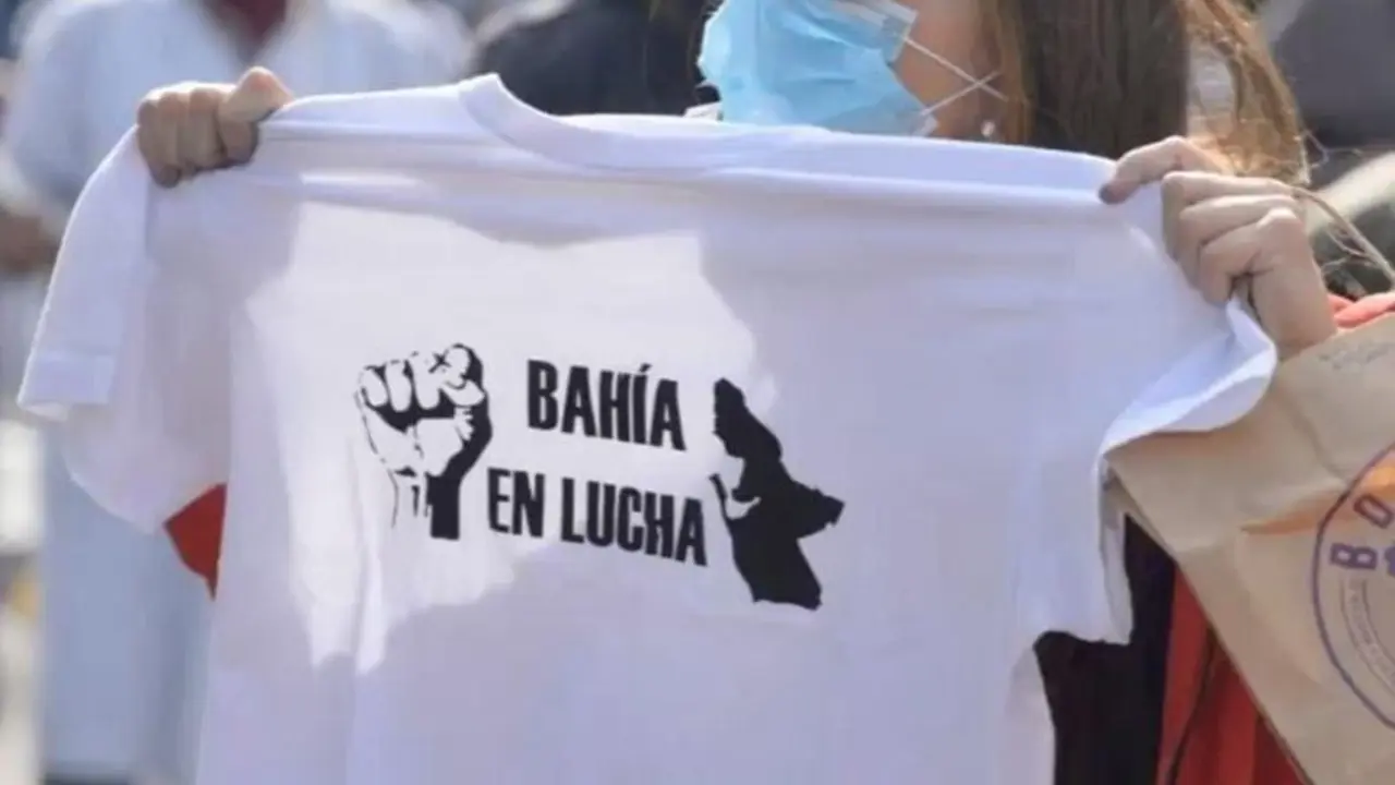 Raquel Rodr&iacute;guez en la huelga del metal.  - Europa Press