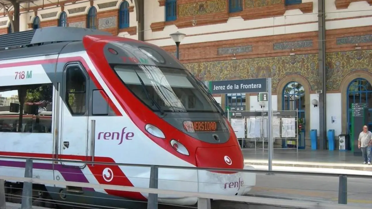Estaci&oacute;n de Renfe en Jerez.