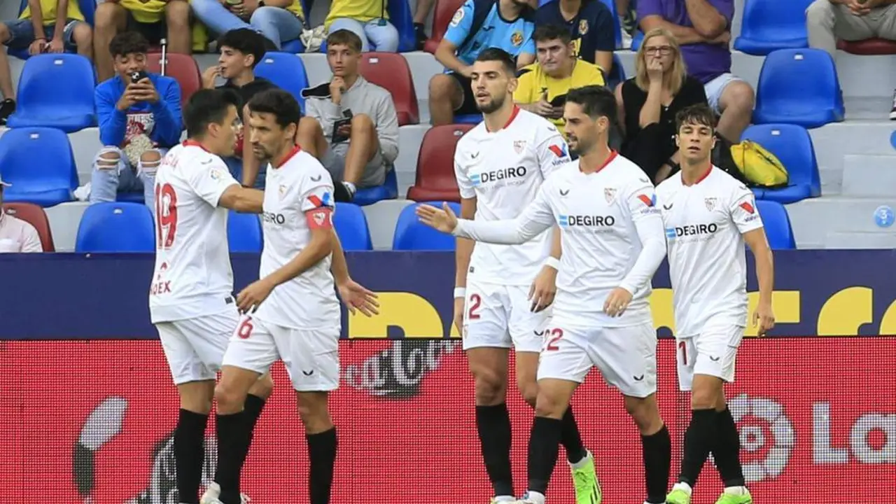 Imagen del Villarreal - Sevilla. - efe
