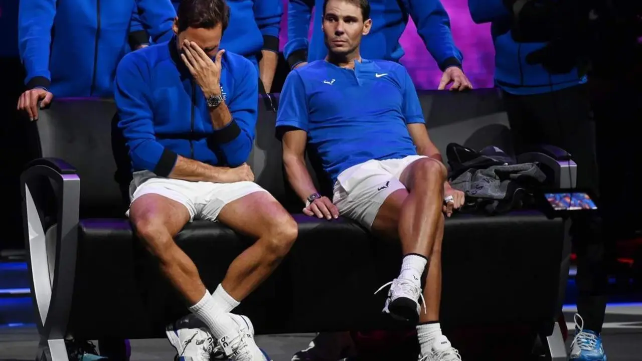 Federer y Nadal. - EFE